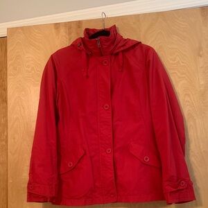 Lands' End Women's Vibrant Red Utility Jacket